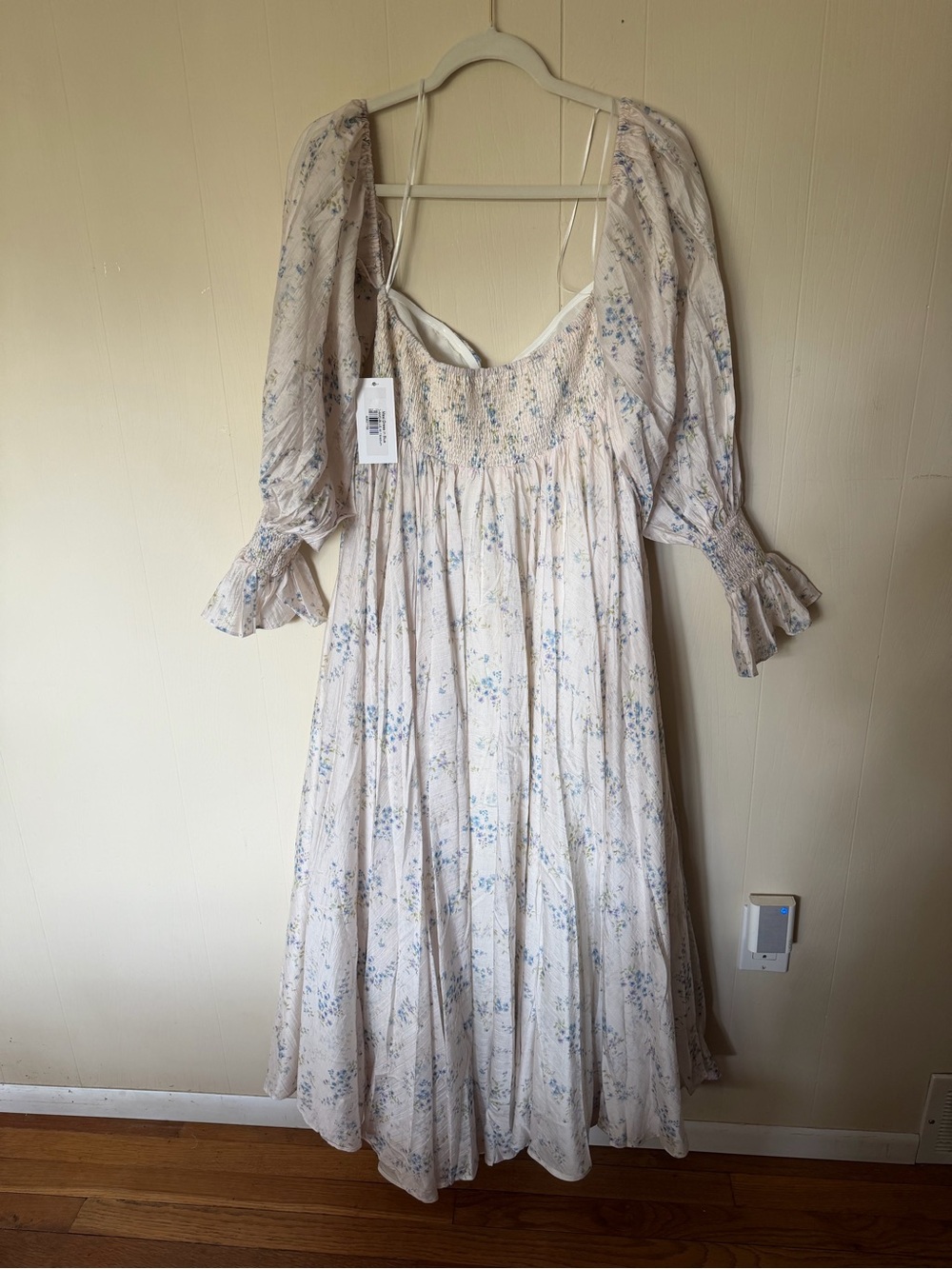Dear Skye Blue Floral Worth Collective Maxi Dress - Picture 7 of 11